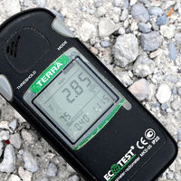 屋外のラジウム放射線量