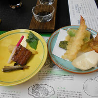 うなぎとてんぷら