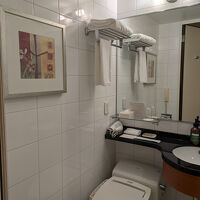 お風呂に絵が飾ってありました。