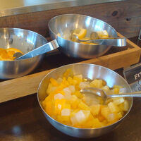 朝食バイキングの一部（フルーツ）