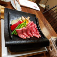 夕食　飛騨牛！