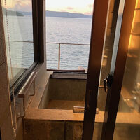 客室内の露天風呂