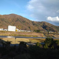 客室から千曲川