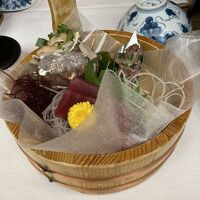 会席の刺し盛り